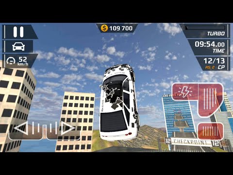 Smash Car Hit -Impossible Stunt New Unlocked Black Police Car Vehicule Android Gameplay 2020