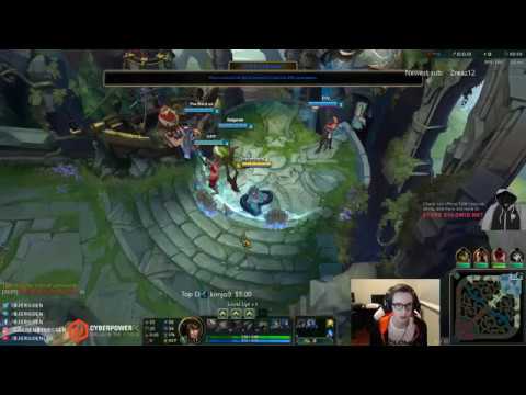 S6 Challenger Server Ranked Gameplay   Bjergsen as Cassiopeia vs Ahri Mid