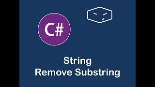 string remove substring in c#