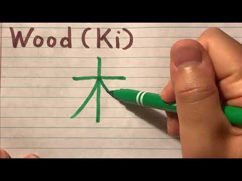 Kanji Stroke order of Ki(Wood) | How to write and pronounce Japanese Elementary school grade Kanji