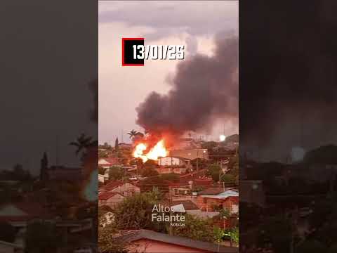 Incêndio destrói residência em Formosa do Oeste | Paraná