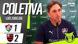 COLETIVA LUIS ZUBELDÍA | AO VIVO | Fluminense x Flamengo - Brasileirão 2026
