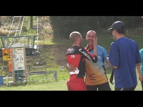 Nicolas Vouilloz & Fabien Barel Live reactions for Loic Bruni World Champion Title