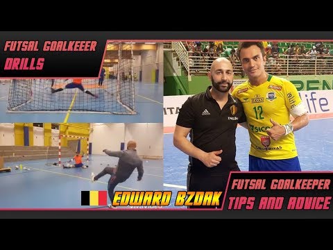 Futsal Goalkeeper Drills with Edward Bzdak - Goalkeeper Coach National Futsal Team of Belgium