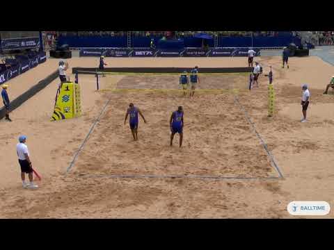 George/André 2 x 0 Evandro/Arthur Lanci 21-15/21-14 FINAL JOÃO PESSOA 2024: