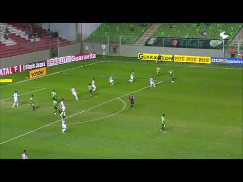 América 1x0 Ceará - Gol de Luan