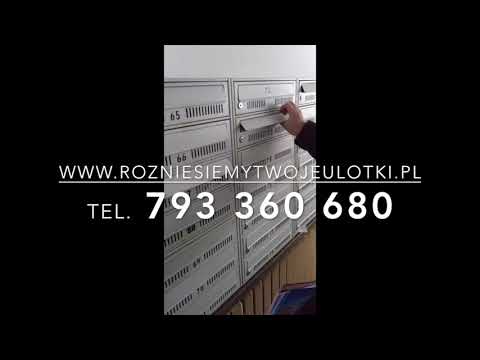 Roznoszenie ulotek Warszawa