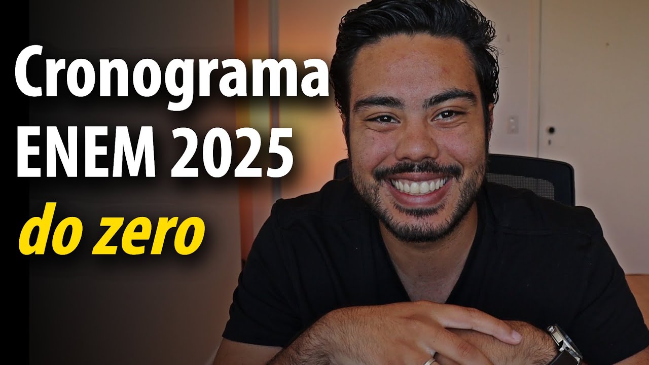 Como montar um CRONOGRAMA para o ENEM 2025 (DO ZERO)