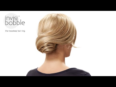 retro roll - easy invisibobble hair tutorial by Denise...