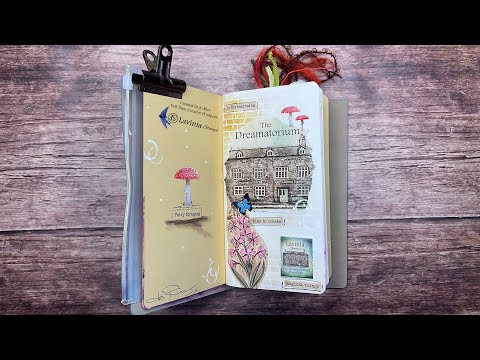 Travelers Notebook at The Dreamatorium by Jo Rice #laviniastamps #journaling