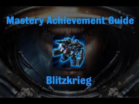 Blitzkrieg Mastery Achievement - Starcraft 2 Wings of Liberty