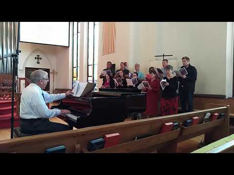 The Chancel Choir singing "Lord, Here I Am" by John Ness Beck