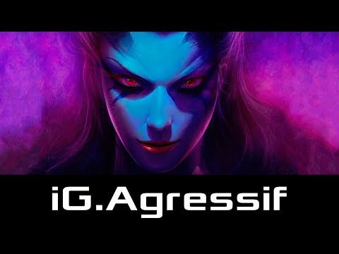 iG.Agressif — Queen of Pain, Mid Lane (Aug 6, 2019) | Dota 2 patch 7.22 gameplay