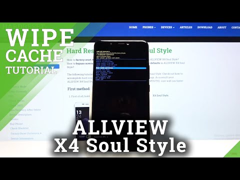 How to Wipe Cache Partition from ALLVIEW X4 Soul Style - Reset Cache Partition