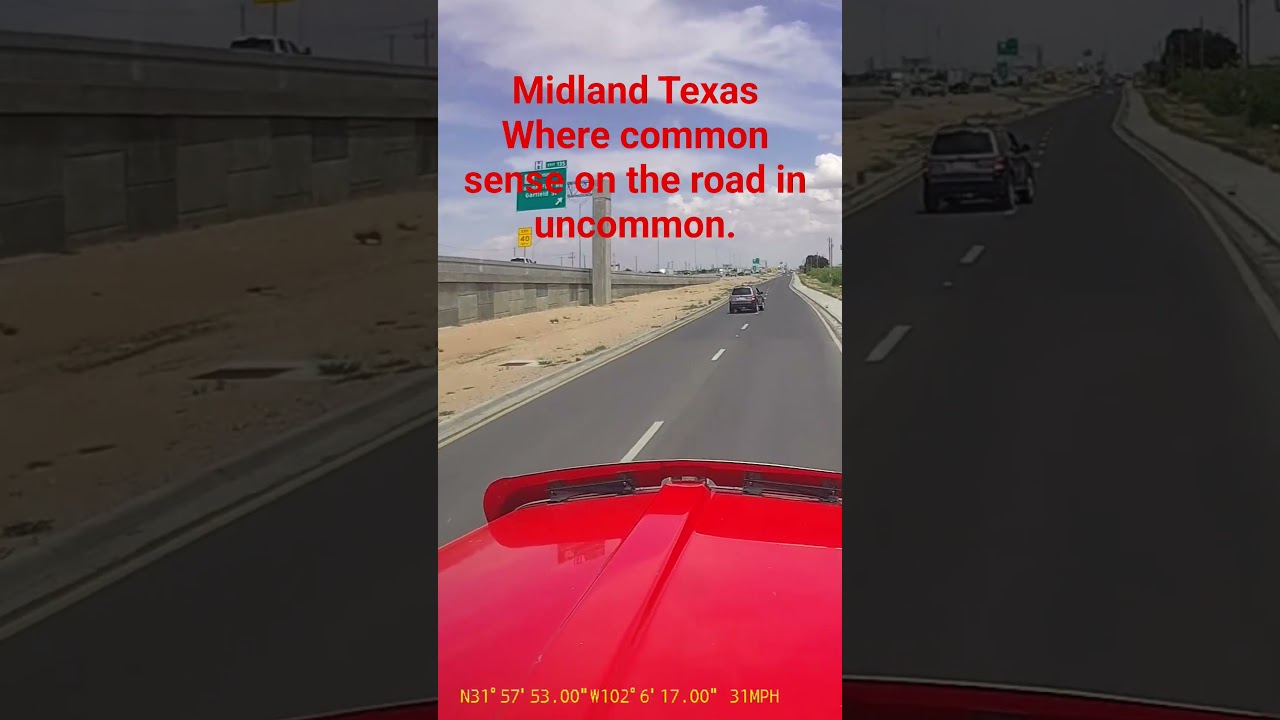 Don't drive in reverse on a bisy service road. #midlandtx #drivewise #drivesmart #safedriving