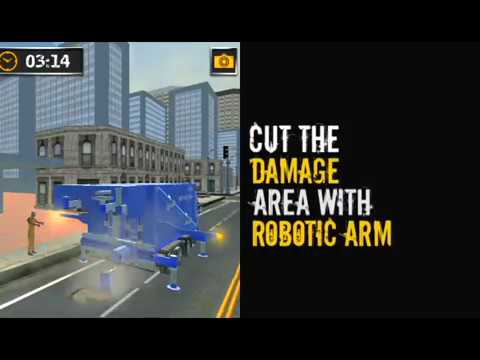 Pothole Repair Road Construction: Heavy Duty Truck Video