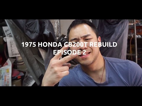 How to Spray Paint your Motorcycle Frame and Engine VHT High Temp CB200T EP2