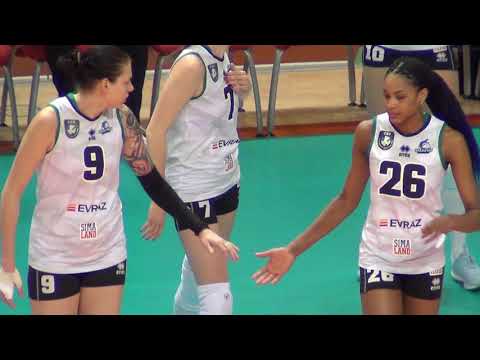 Лига чемпионов. "Уралочка-НТМК" vs ВК "Динамо" (Москва). Uralochka vs Dynamo (Moscow), 06/02/2020.