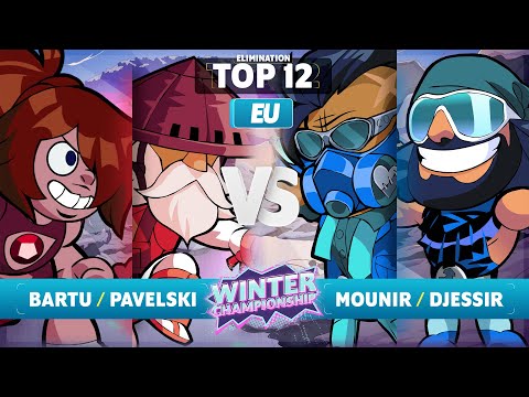 bartu & Pavelski vs. MounirKO & Djessir - Elimination Top 12 - Brawlhalla Winter Championship 2023