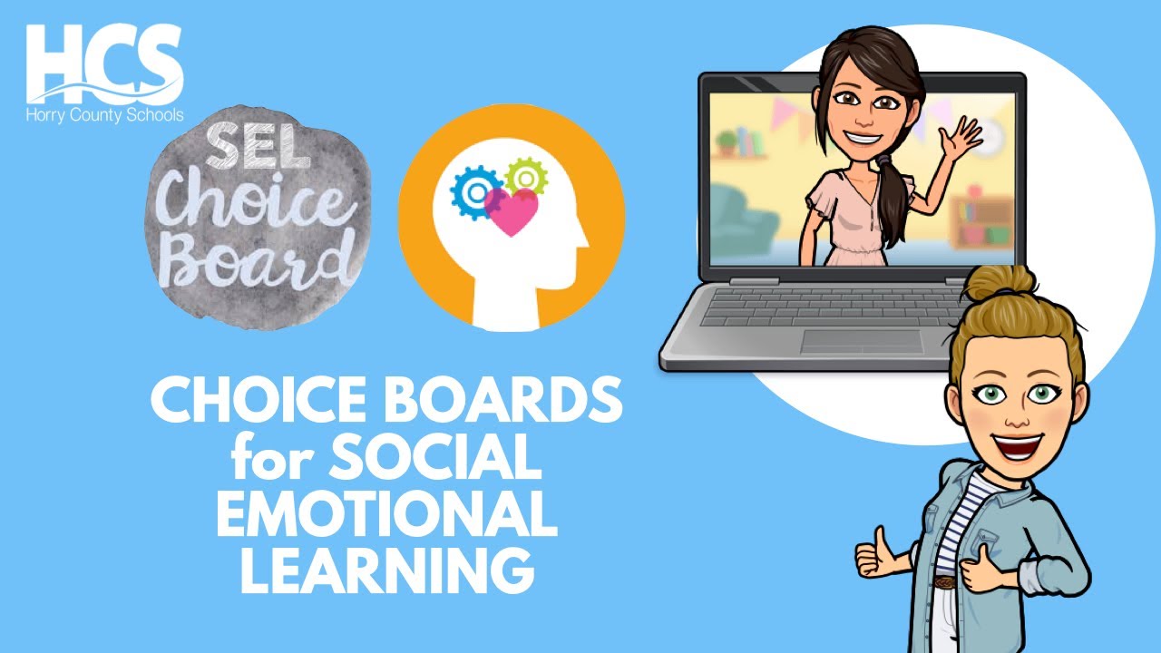 Choice Boards with Social Emotional Learning