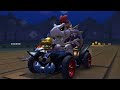 96 Mario Kart Dry Bowser Cup SNES Ghost Valley 2 Piranha Plant Cove 3T Wii Koopa Cape ️