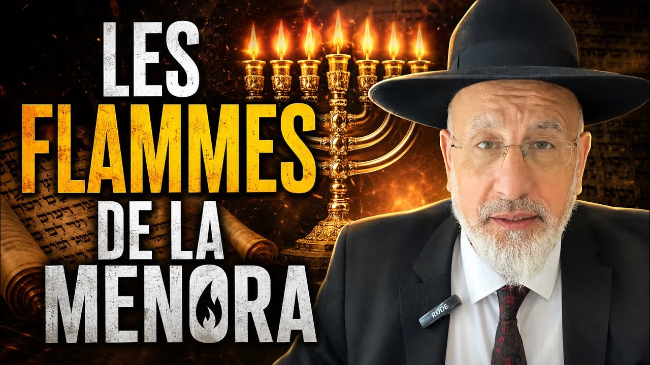 Les flammes de la Ménora