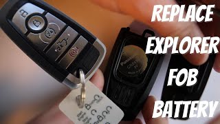 2018 - 2023 Ford Explorer Key Fob Battery Replacement DIY