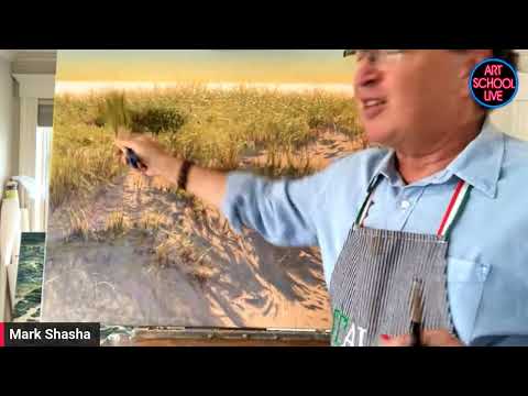 Finishing a Dune Painting with Mark Shasha