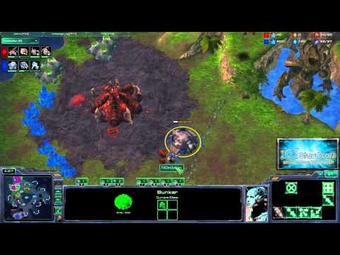 [HD] EGMachine vs FXOmOoNan - ZvT - MLG - Game 2 - StarCraft 2 Commentary - Part 1/2