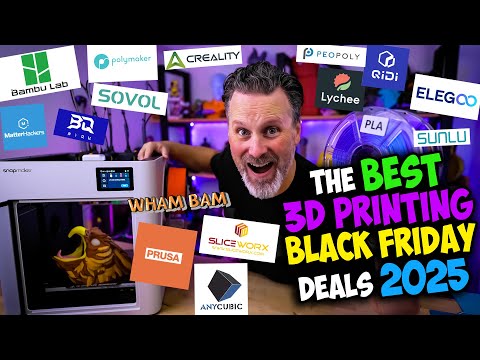 The BEST Black Friday 3D Printer Deals 2025!