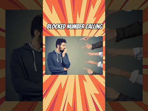 Blocked Number Calling Trick | life facts tamil | technology #lifestyle #technology #tricks