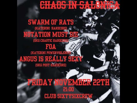 FOA - ΝΑΡΚΩΚΤΟΝΙΑ (NARCOCIDE) - LIVE AT CLUB 66