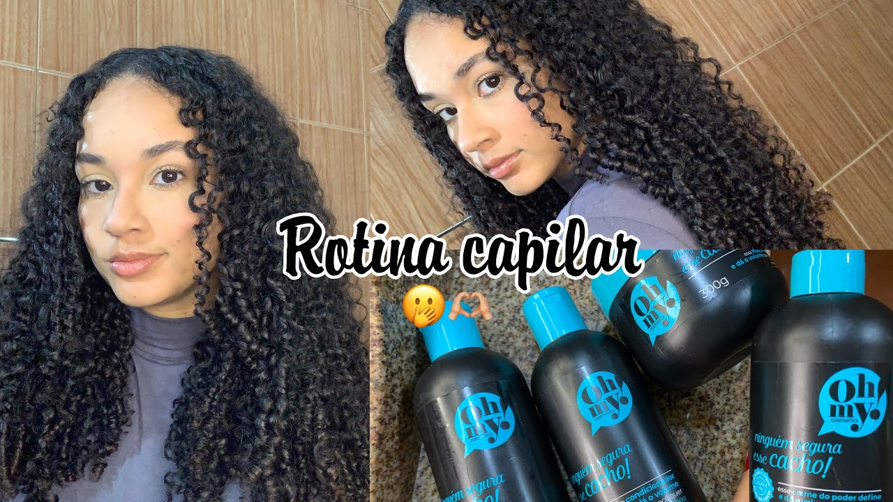 ROTINA CAPILAR COMPLETA COM OH MY COSMETICS 🤔