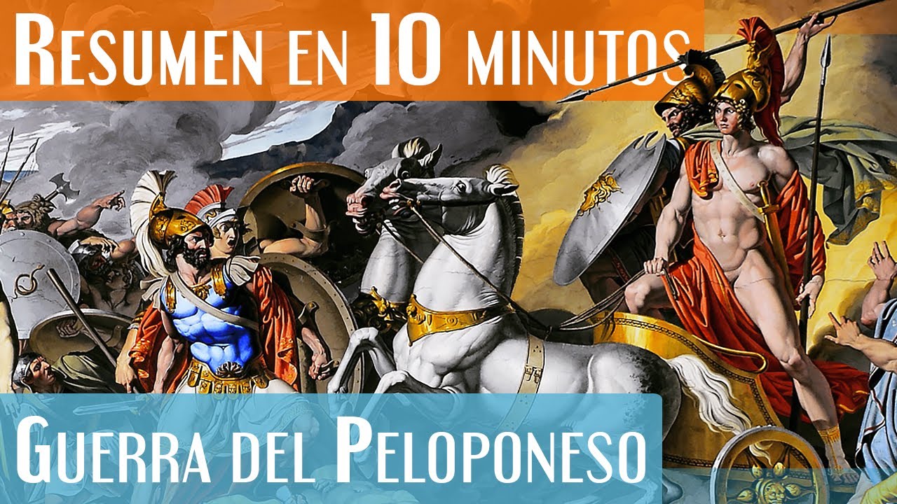 La Guerra del Peloponeso en 10 minutos! | Atenas contra Esparta