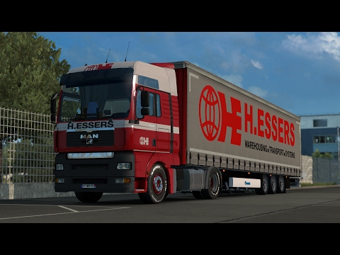 ETS 2 - MAN TGA - Trip: Montpellier - Genoa