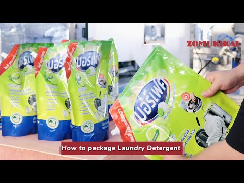 How to package laundry detergent
