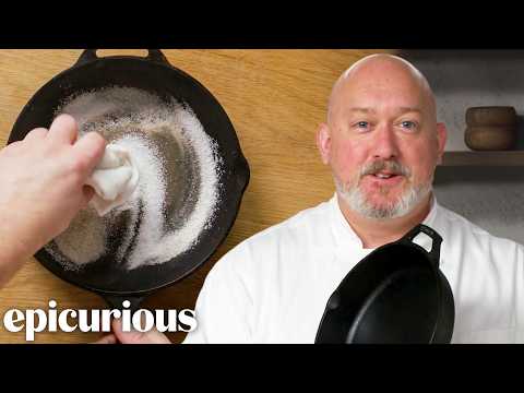 The Best Way To Clean and Season a Cast Iron Skillet | Epicurious 101