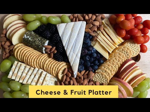 How to make a cheese and fruit platter | Simple Recipe | Party Food