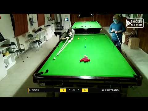 TUSCANY SNOOKER ACADEMY - REG. FIBIS TOSCANA CAT. B 2020/21 - L. PICCHI vs G. CALZERANO