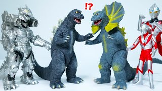 【ゴジラが2体!?】大戦争ゴジ、ジラース、機龍ver.2.0【ウルトラマンアーク】ゴジラ1965 メカゴジラ2003 重武装型 ムービーモンスターシリーズ  モナーク