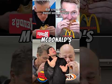 Esse cara do MCDONALDS criou uma TREND! #shorts
