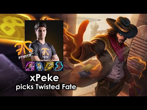 xPeke picks Twisted Fate