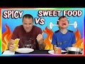 SUPER SPICY FOOD VS SWEET FOOD CHALLENGE | We Are The Davises