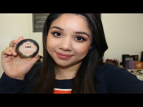 NEW L'oreal True Match Lumi Cushion Foundation Review + Demo Video