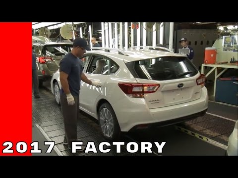2017 Subaru Impreza Production Factory At The Indiana Plant