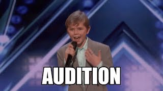 Patches 13-Year-Old Rap Original America's Got Talent 2018 Audition｜GTF