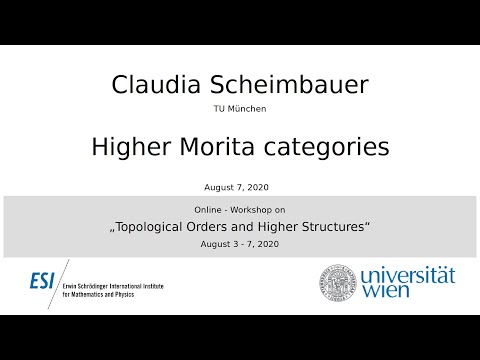 Claudia Scheimbauer - Higher Morita categories
