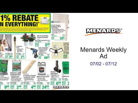 Menards Weekly Ad 07 02 07 12