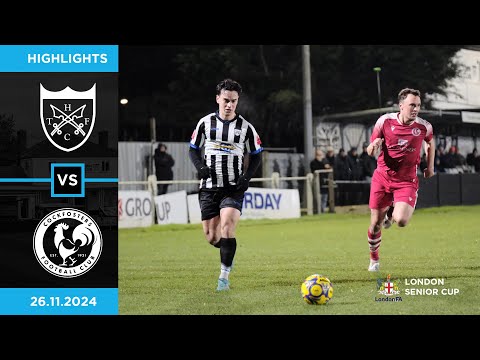 Hanwell Town 2-0 Cockfosters (26.11.24) - Match Highlights