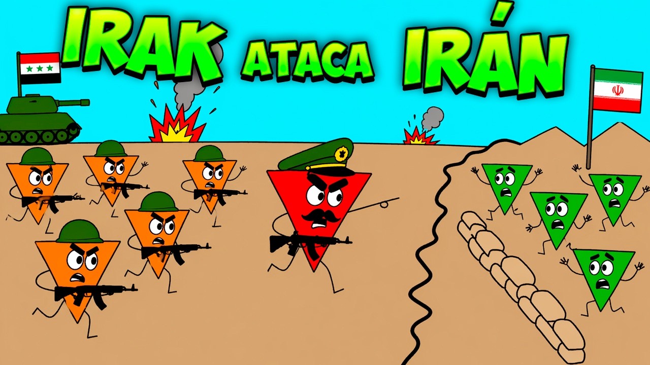 IRAK invade IRÁN (Guerra bacteriológica) 1980-1988